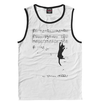 Майка для мальчиков Music cat