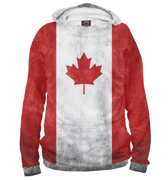 Худи для девочек Флаг Канады
