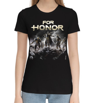 Женская Хлопковая футболка For honor