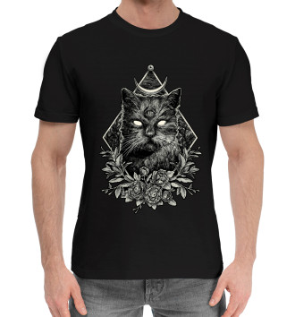 Хлопковая футболка Dark Cat