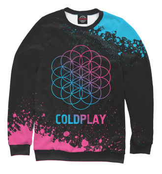 Женский Свитшот Coldplay Neon Gradient (colors)