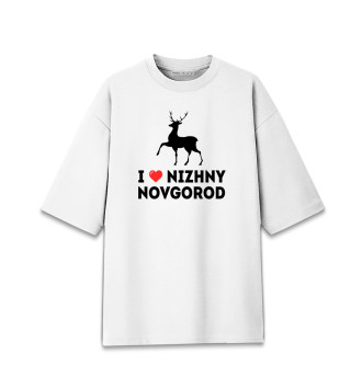 Женская Хлопковая футболка оверсайз Нижний Новгород