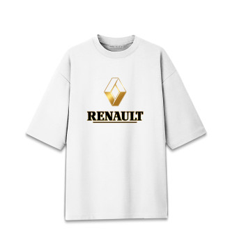 Хлопковая футболка оверсайз Renault Gold