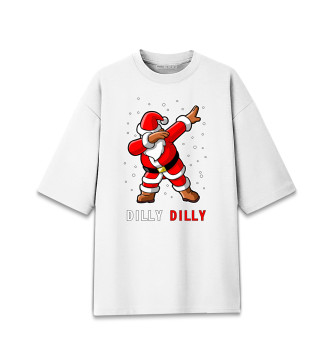 Мужская Хлопковая футболка оверсайз Dilly Dilly