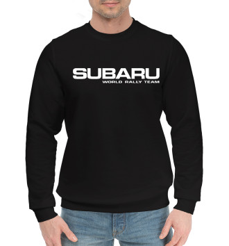 Мужской Хлопковый свитшот Subaru Racing