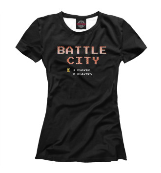 Футболка для девочек Battle City | Танчики