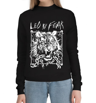 Хлопковый свитшот Led by fear – tiger