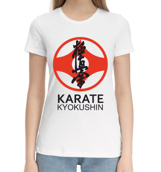 Женская Хлопковая футболка Karate Kyokushin