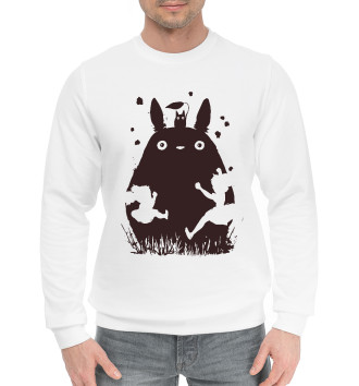 Мужской Хлопковый свитшот Totoro
