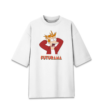Женская Хлопковая футболка оверсайз Futurama
