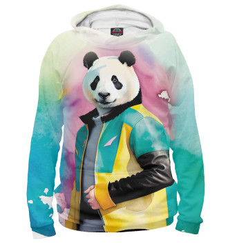 Мужское Худи Чувак-панда в модной куртке