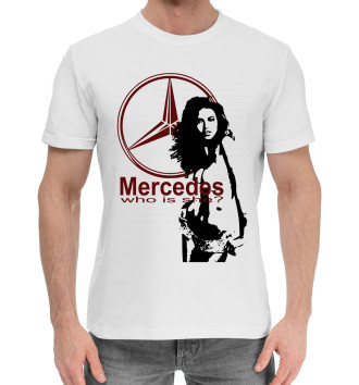 Хлопковая футболка Mercedes