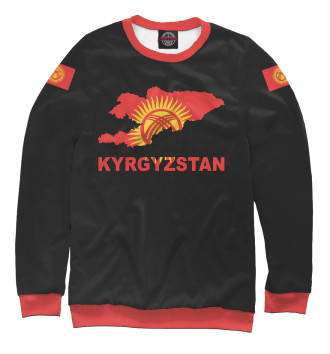 Свитшот для девочек Киргизстан