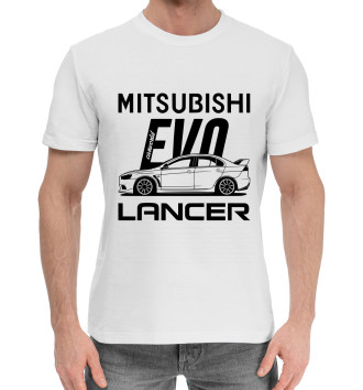 Хлопковая футболка Mitsubishi Lancer Evo X Side Best