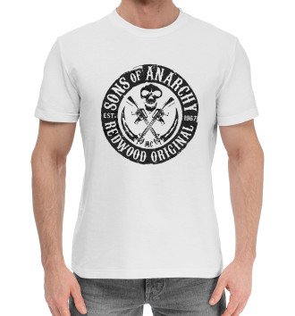 Мужская Хлопковая футболка Sons of Anarchy