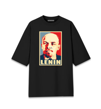 Хлопковая футболка оверсайз Lenin
