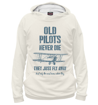 Худи для мальчиков Старые пилоты не умирают
