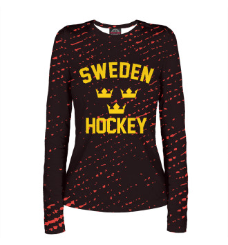 Женский Лонгслив Sweden hockey