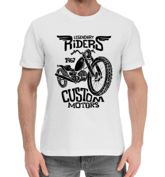 Мужская Хлопковая футболка Riders