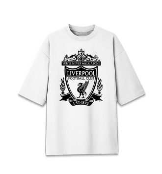 Хлопковая футболка оверсайз FC Liverpool