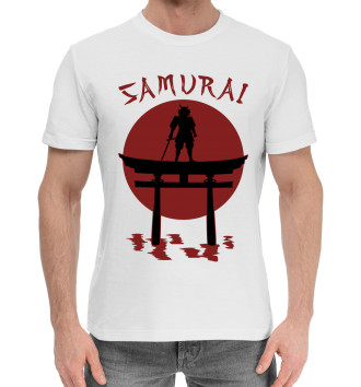 Мужская Хлопковая футболка Дух самурая