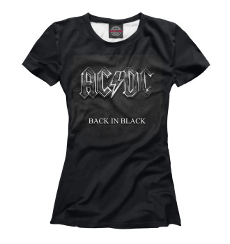 Футболка Back in black — AC/DC