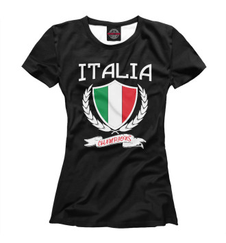 Футболка для девочек Italia Champions