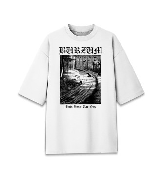 Мужская Хлопковая футболка оверсайз Burzum