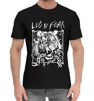 Хлопковая футболка Led by fear – tiger