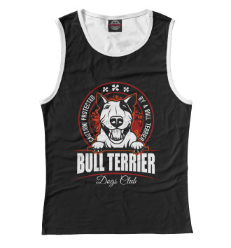 Майка для девочек Bull terrier