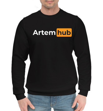 Хлопковый свитшот Artem / Hub