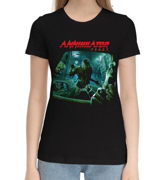 Женская Хлопковая футболка Annihilator