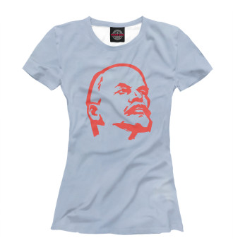Женская Футболка Red Lenin