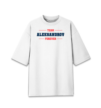 Мужская Хлопковая футболка оверсайз Team Aleksandrov
