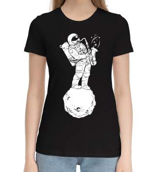 Хлопковая футболка Space music