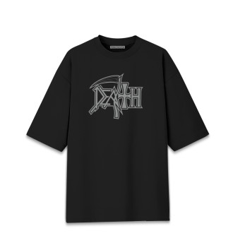 Хлопковая футболка оверсайз Death