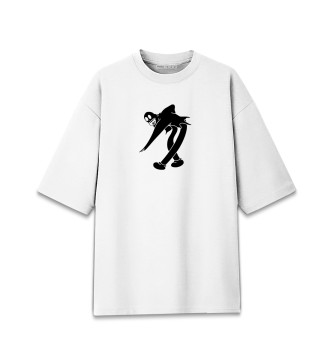 Хлопковая футболка оверсайз Ghostemane