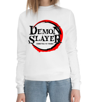 Женский Хлопковый свитшот Demon Slayer