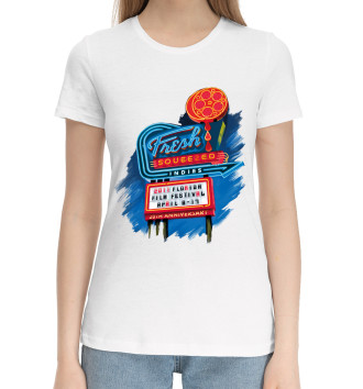 Женская Хлопковая футболка Fresh