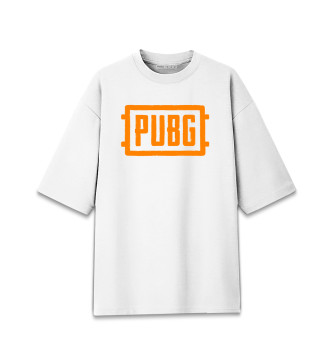 Хлопковая футболка оверсайз PUBG