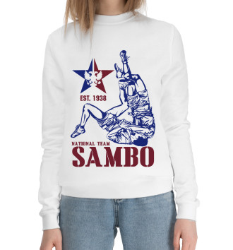Женский Хлопковый свитшот Sambo