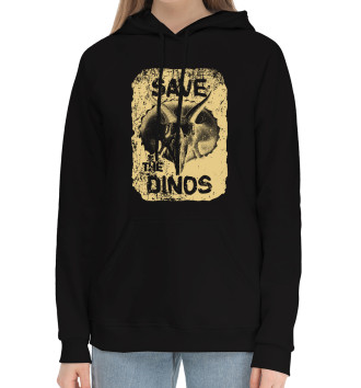Хлопковый худи Save the dinos