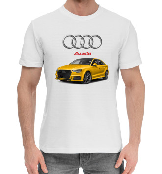 Хлопковая футболка Audi