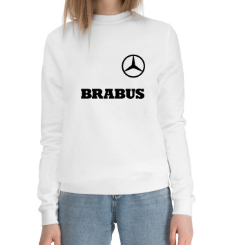 Женский Хлопковый свитшот Mercedes Brabus