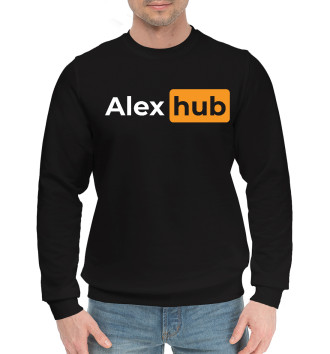 Мужской Хлопковый свитшот Alex + Hub