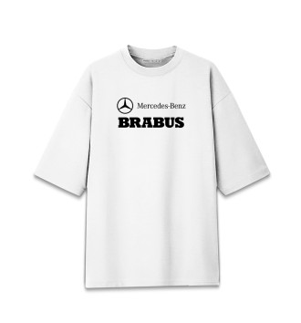 Женская Хлопковая футболка оверсайз Brabus