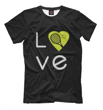Мужская Футболка Tennis Love