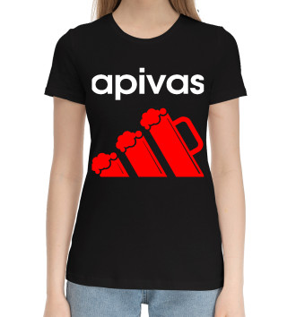 Женская Хлопковая футболка Apivas