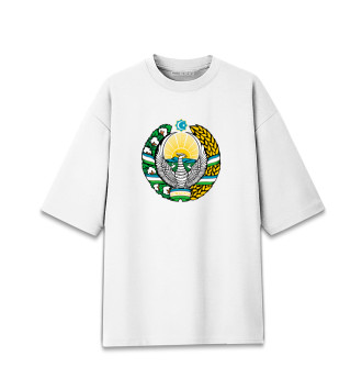 Хлопковая футболка оверсайз Узбекистан