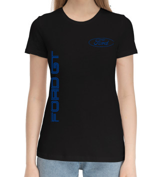 Женская Хлопковая футболка Ford GT